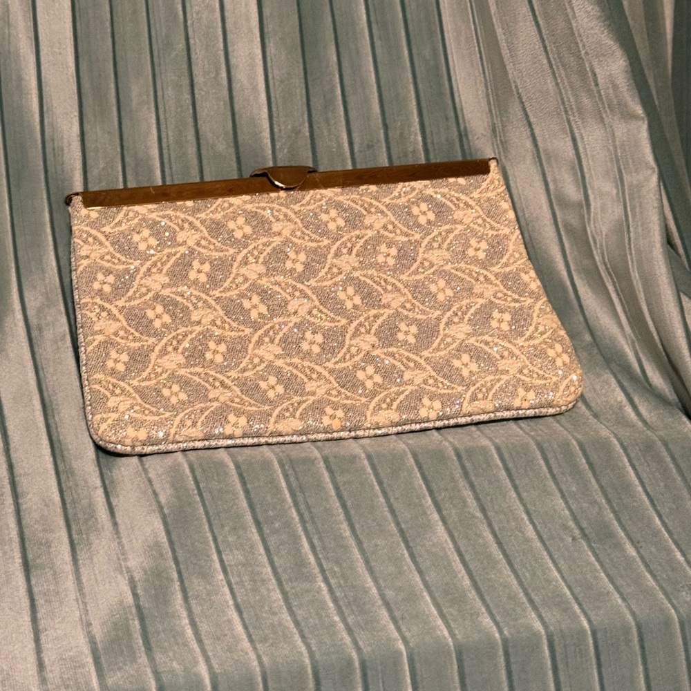 Elegant Cream Clutch Bag